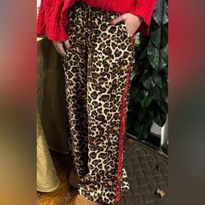 Leopard Print Women's Pants
